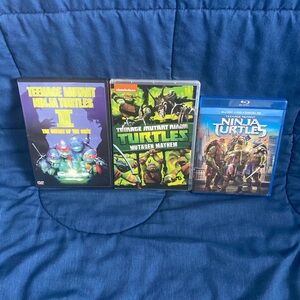 TMNT Blu-Ray + DVD Bundle - Mutagen Mayehm, TMNT II The Secret of the Ooze, TMNT